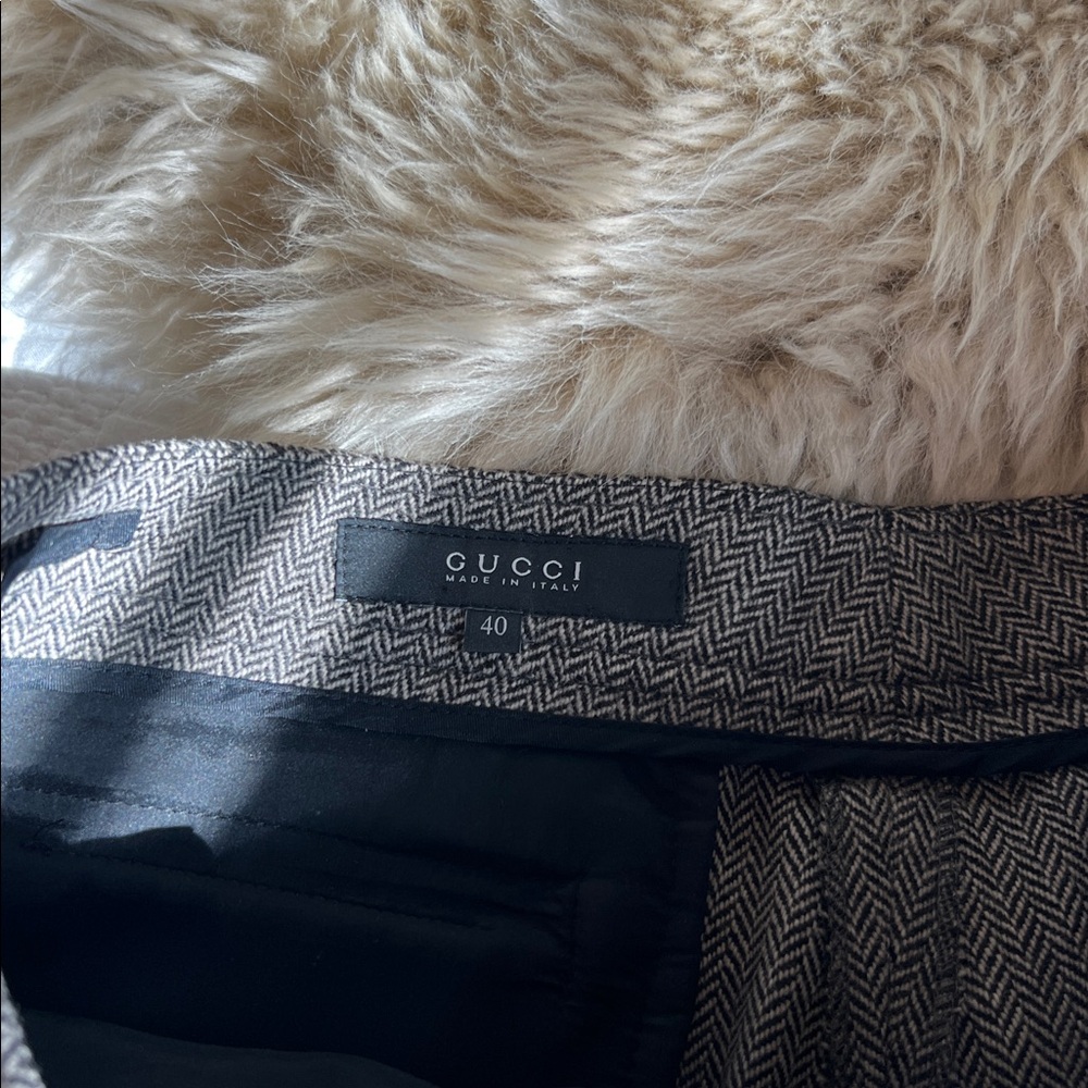 Gucci Wool Culottes in Herringbone - 40 (4) - Picture 5 of 6